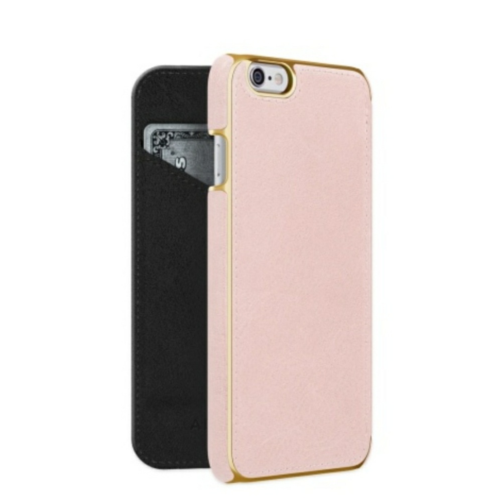 Adopted Leather Folio iPhone 6/6s Case Blush